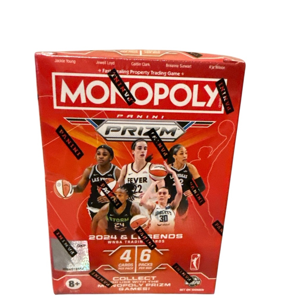 Panini Monopoly Prizm Card Game - Bold Red